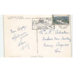 LA BROQUE: vue générale vue aérienne 10X15 - très bon état