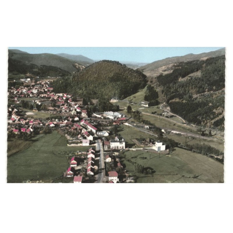 LA BROQUE: vue panoramique vue aérienne 10X15 - très bon état