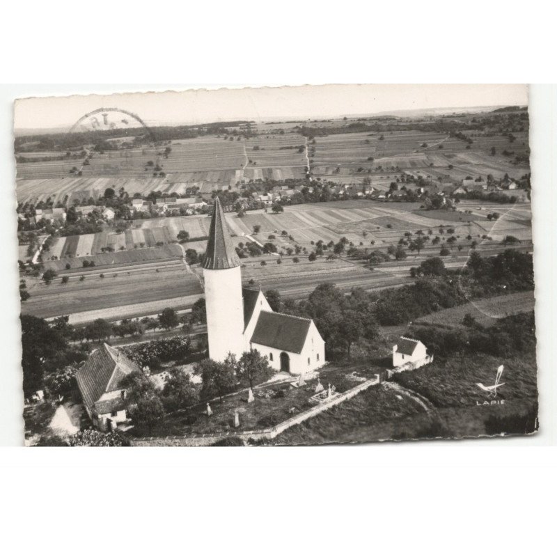 GUNGWILLER: église construit au XIe vue aérienne 10X15 - très bon état