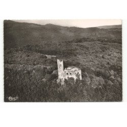 environs de BARR: château de spesbourg vue aérienne 10X15 - très bon état