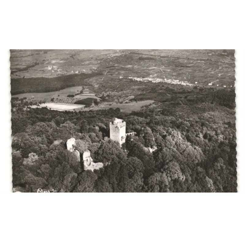 environs de BARR: château de landsberg vue aérienne 10X15 - très bon état