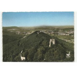 SAVERNE: le haut barr avec geroltseck vue aérienne 10X15 - très bon état
