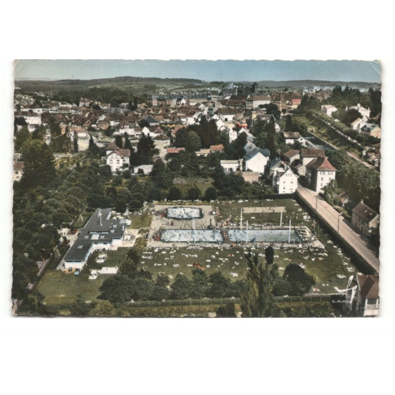 SAVERNE: la piscine vue aérienne 10X15 - très bon état
