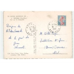 ROTHAU: vue sur la claquette vue aérienne 10X15 - très bon état