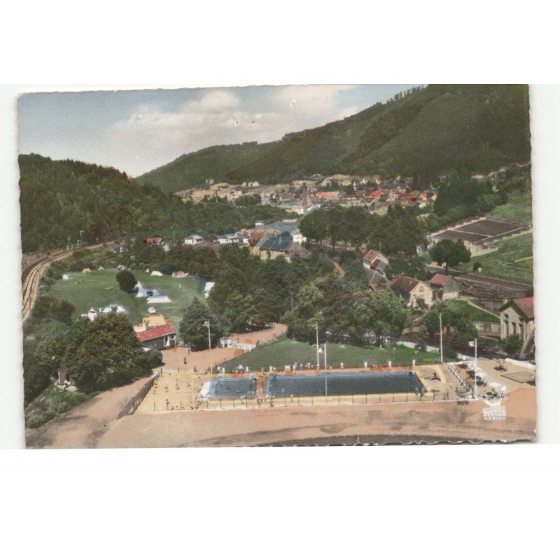 ROTHAU: piscine et stade lassuchette vue aérienne 10X15 - très bon état