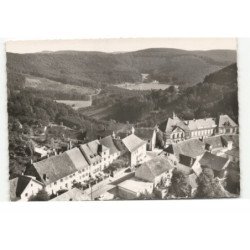LA PETITE PIERRE: mairie et vue d'ensemble vue aérienne 10X15 - très bon état