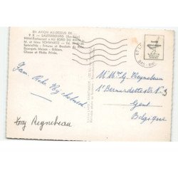 LAUTERBOURG: hôtel-restaurant "au bord du rhin" vue aérienne 10X15 - très bon état