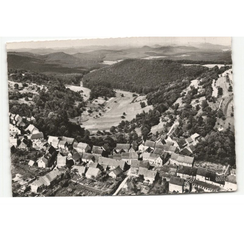 LA PETITE PIERRE: vue sur les petites vosges vue aérienne 10X15 - très bon état