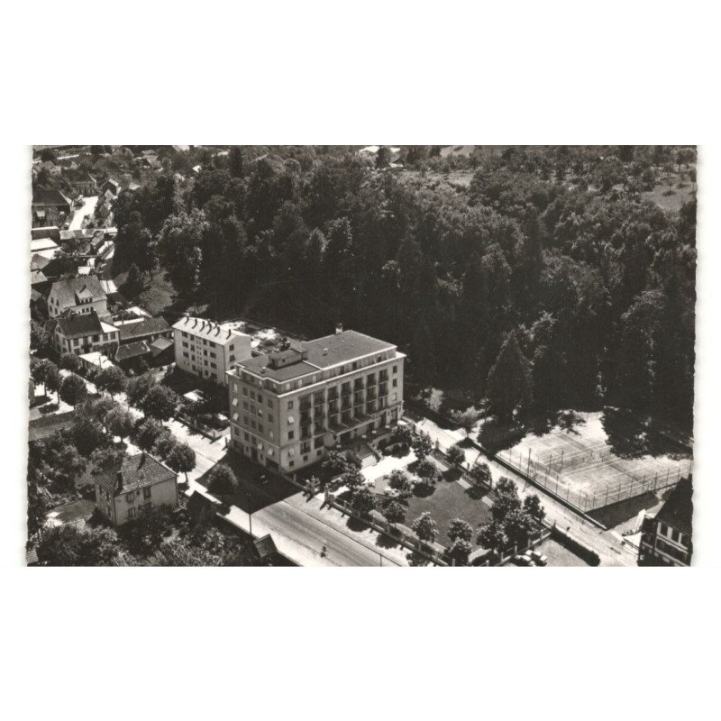 NIEDERBRONN: grand hôtel vue aérienne 10X15 - très bon état