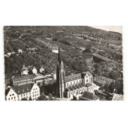 MUTZIG: église et école vue aérienne 10X15 - très bon état