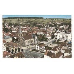 NIEDERBRONN-les-BAINS: centre ville vue aérienne 10X15 - très bon état