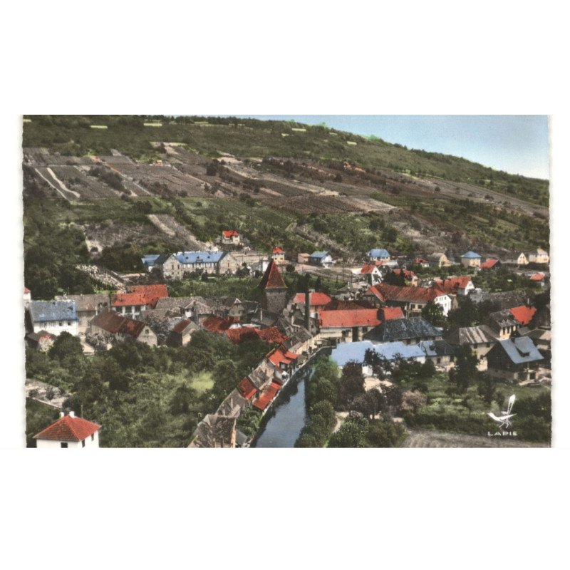 MUTZIG: le canal et la promenade vue aérienne 10X15 - très bon état
