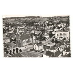 NIEDERBRONN-les-BAINS: centre ville vue aérienne 10X15 - très bon état