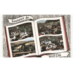 MUTZIG: souvenir de... église et école, la porte vue aérienne 10X15 - très bon état
