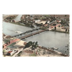 STRASBOURG: pont du kehl vue aérienne 10X15 - très bon état