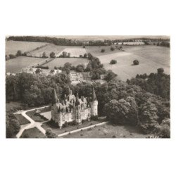 POUILLY-sur-LOIRE: château du nozet vue aérienne 10x15 - très bon état