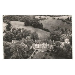 POUGUES-les-EAUX: château de bizy vue aérienne 10x15 - très bon état