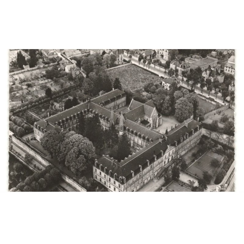 NEVERS: maison mère des soeurs de la charité de nevers couvent saint-gildard vue aérienne 10x15 - très bon état