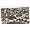 NEVERS: vue sur la cathédrale et le pont de loire vue aérienne 10x15 - très bon état