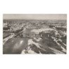 NEVERS: le pont du chemin de fer et le pont de loire vue aérienne 10x15 - très bon état