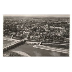 NEVERS: vue générale vue aérienne 10x15 - très bon état