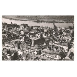 COSNE: la place de la république vue aérienne 10x15 - très bon état