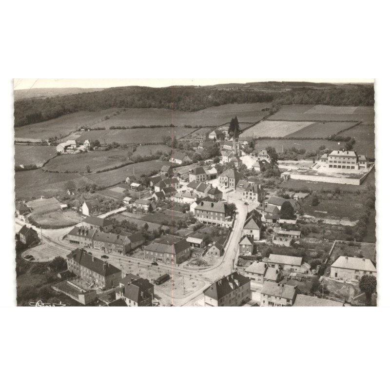 MONTSAUCHE: vue générale vue aérienne 10x15 - très bon état