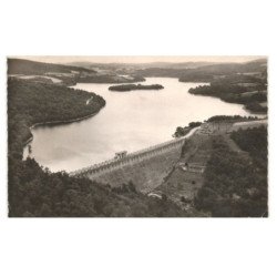 environs de LORMES: barrage du bois de chaumeçon vue aérienne 10x15 - très bon état
