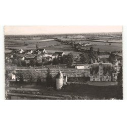 CHATILLON-en-BAZOIS: le château vue aérienne 10x15 - très bon état