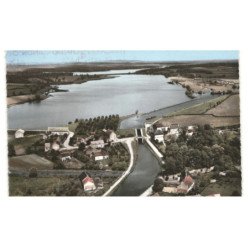 environs CORBIGNY: les étangs de baye et de vaux et le canal de nivernais vue aérienne 10x15 - très bon état