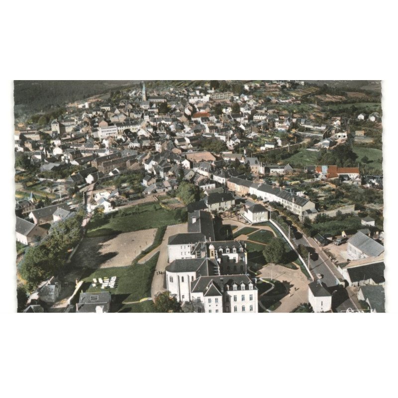 CHATEAU-CHINON: vue générale vue aérienne 10x15 - très bon état