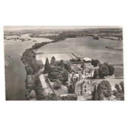 LA CHARITE-sur-LOIRE: château de mouron vue aérienne 10x15 - très bon état
