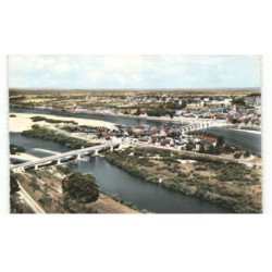 LA CHARITE-sur-LOIRE: le faubourg de loire vue aérienne 10x15 - très bon état