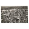 COSNE-sur-LOIRE: centre ville, au fond la loire vue aérienne 10x15 - etat