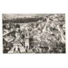 CLAMECY: vue générale, la collègiale saint-martin vue aérienne 10x15 - très bon état