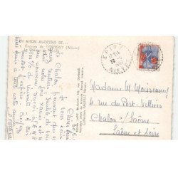 environs de CORBIGNY: le château de marcilly vue aérienne 10x15 - très bon etat