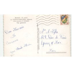 POUILLY-sur-LOIRE: vue générale vue aérienne 10x15 - très bon état