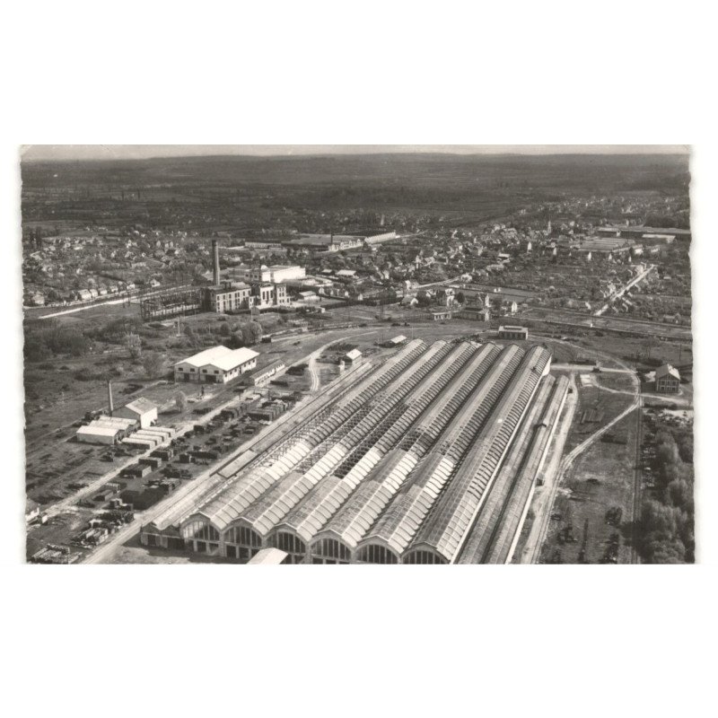 FOURCHAMBAULT: vue générale vue aérienne 10x15 - très bon état