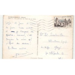 FOURCHAMBAULT: pont sur la loire vue aérienne 10x15 - très bon état