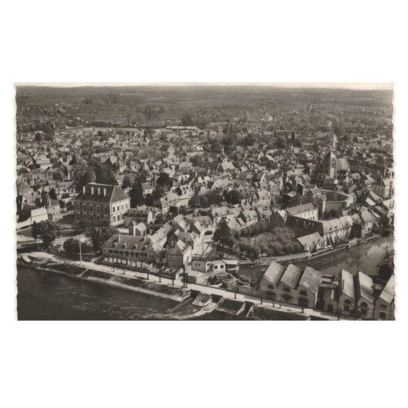 COSNE: vue générale vue aérienne 10x15 - très bon état