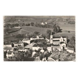 CHIDDES: centre du village vue aérienne 10x15 - très bon état