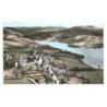 CHAUMARD: le village et le lac de pannecière vue aérienne 10x15 - très bon état