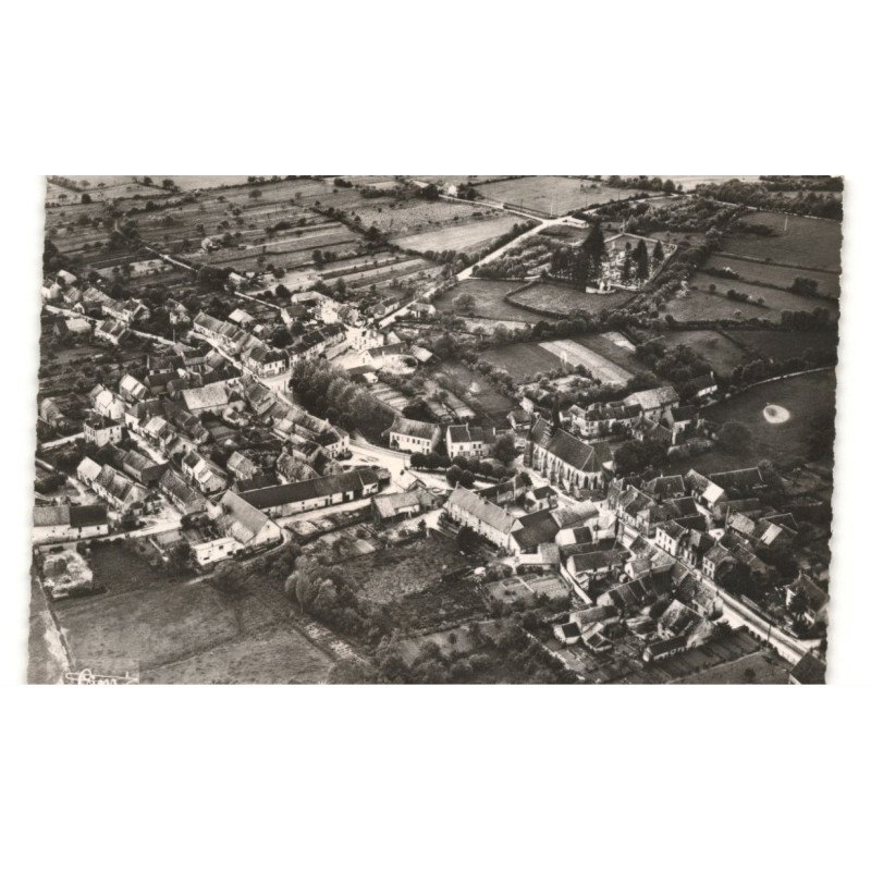 ALLIGNY-COSNE: vue générale vue aérienne 10x15 - très bon état