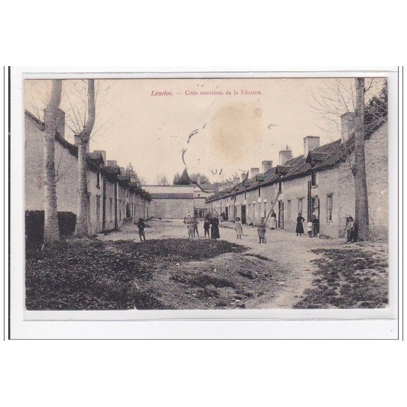 LENCLOS : cités ouvrieres de la filature - etat