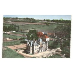 VAUZELLES: le château du four de vaux vue aérienne 10x15 - très bon état