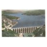 CHAUMARD: barrage de panneciere, le lac et la digue vue aérienne 10x15 - très bon état