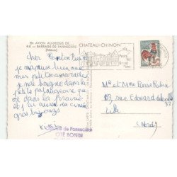 PANNECIERE: barrage vue aérienne 10x15 - très bon état