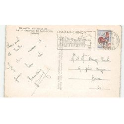 CHAUMARD: barrage de panneciere vue aérienne 10x15 - très bon état