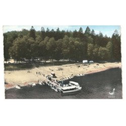 LAC DES SETTONS: embarcadère de l'hôtel de la place vue aérienne 10x15 - très bon état