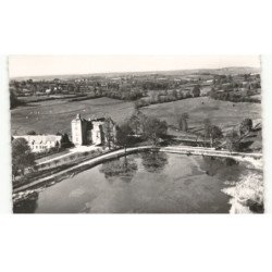 SAINT-MARTIN-du-PUY: château de vésigneux vue aérienne 10x15 - très bon état